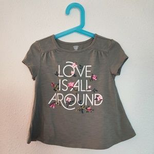 Girl's Short Sleeve Top